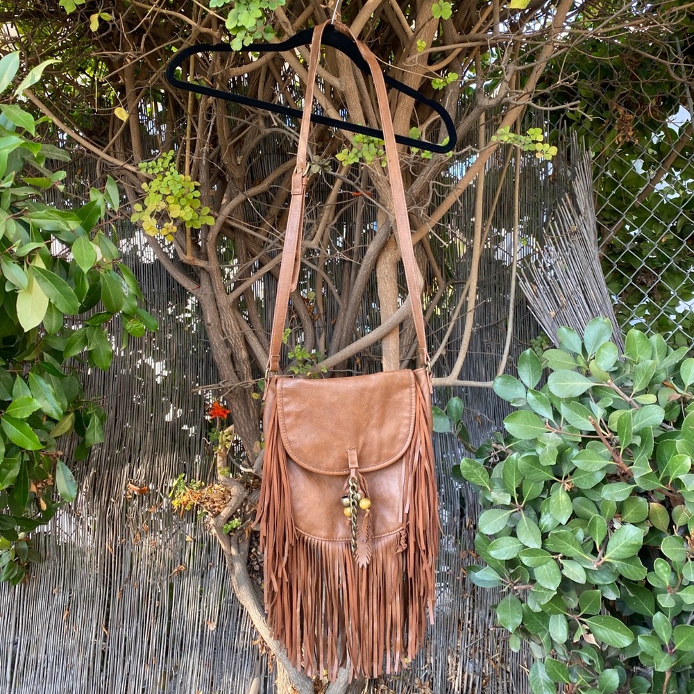Brown Fringe purse